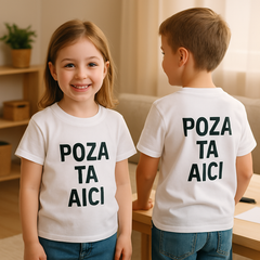 Tricou copii personalizt fata-verso